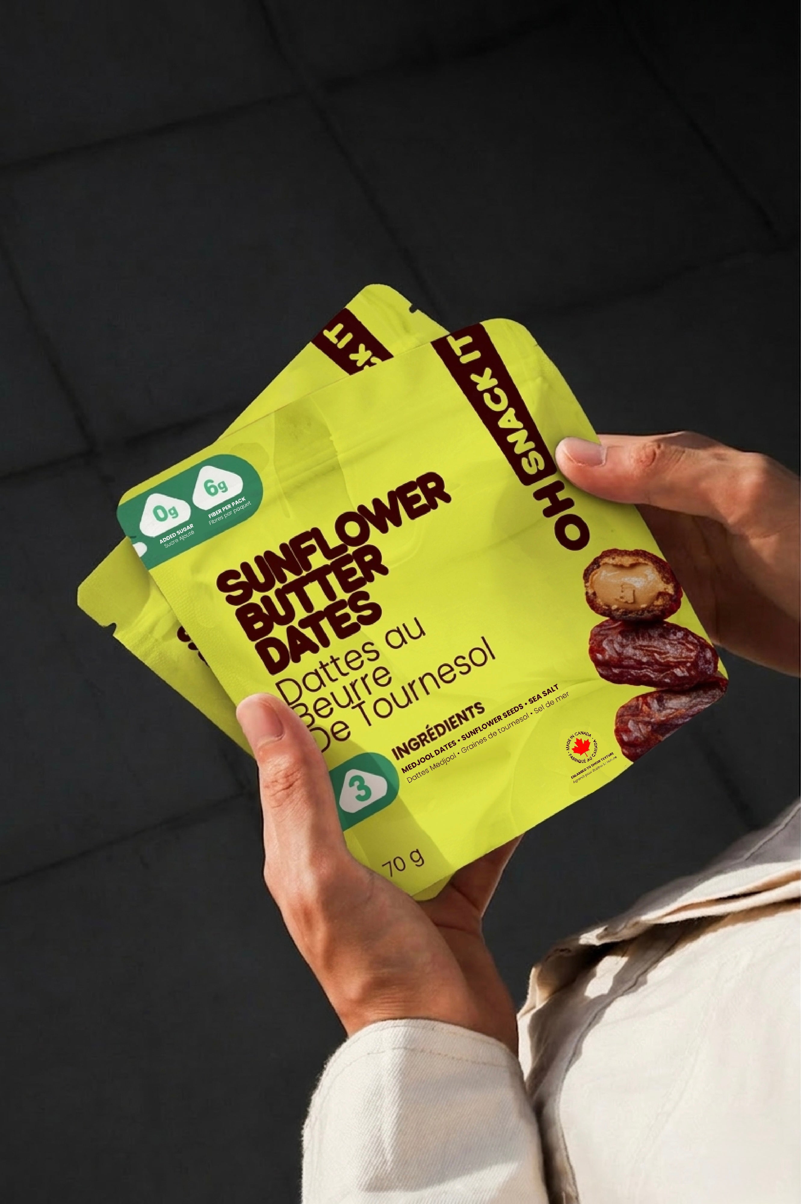 Sunflower Butter Filled Medjool Dates