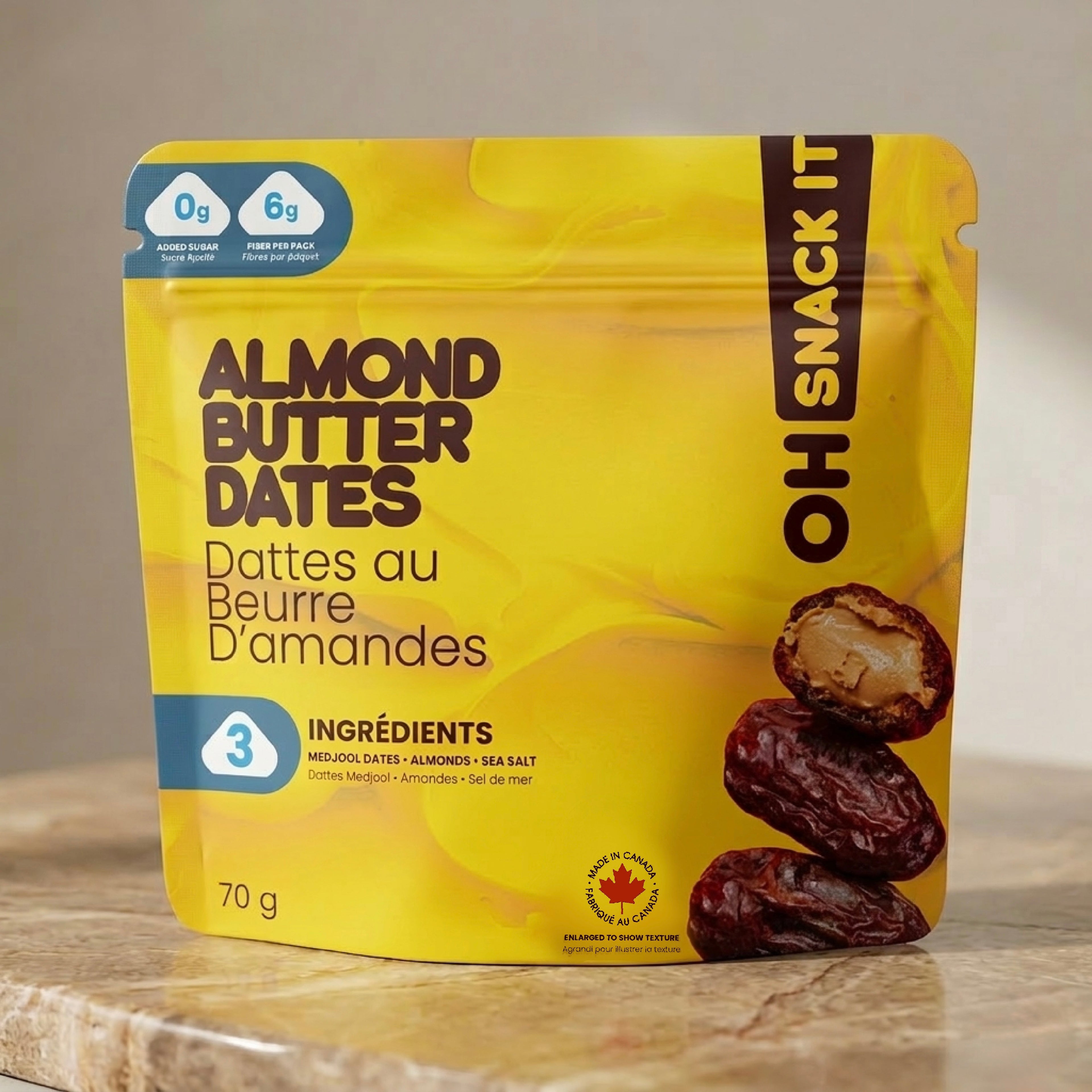 Almond Butter Filled Medjool Dates